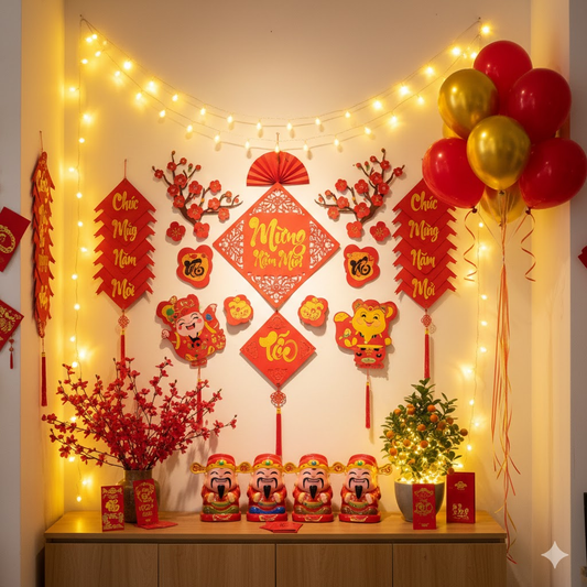 Xu hướng decor Tết “DIY handmade” trên TikTok – Rẻ, đẹp, dễ làm tại nhà