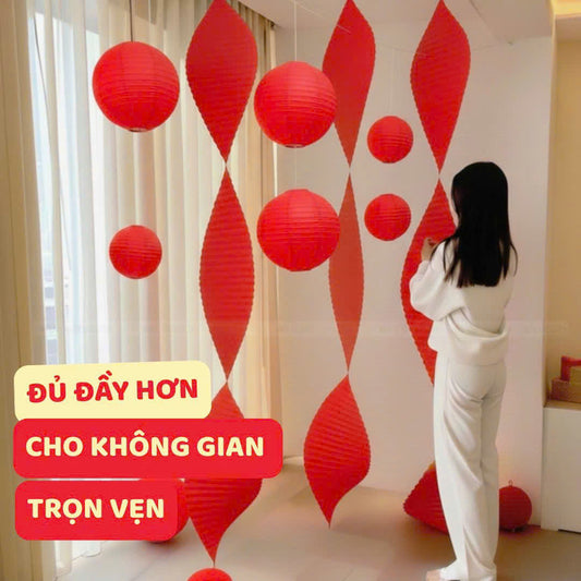 Set Lồng Đèn & Giấy Xếp